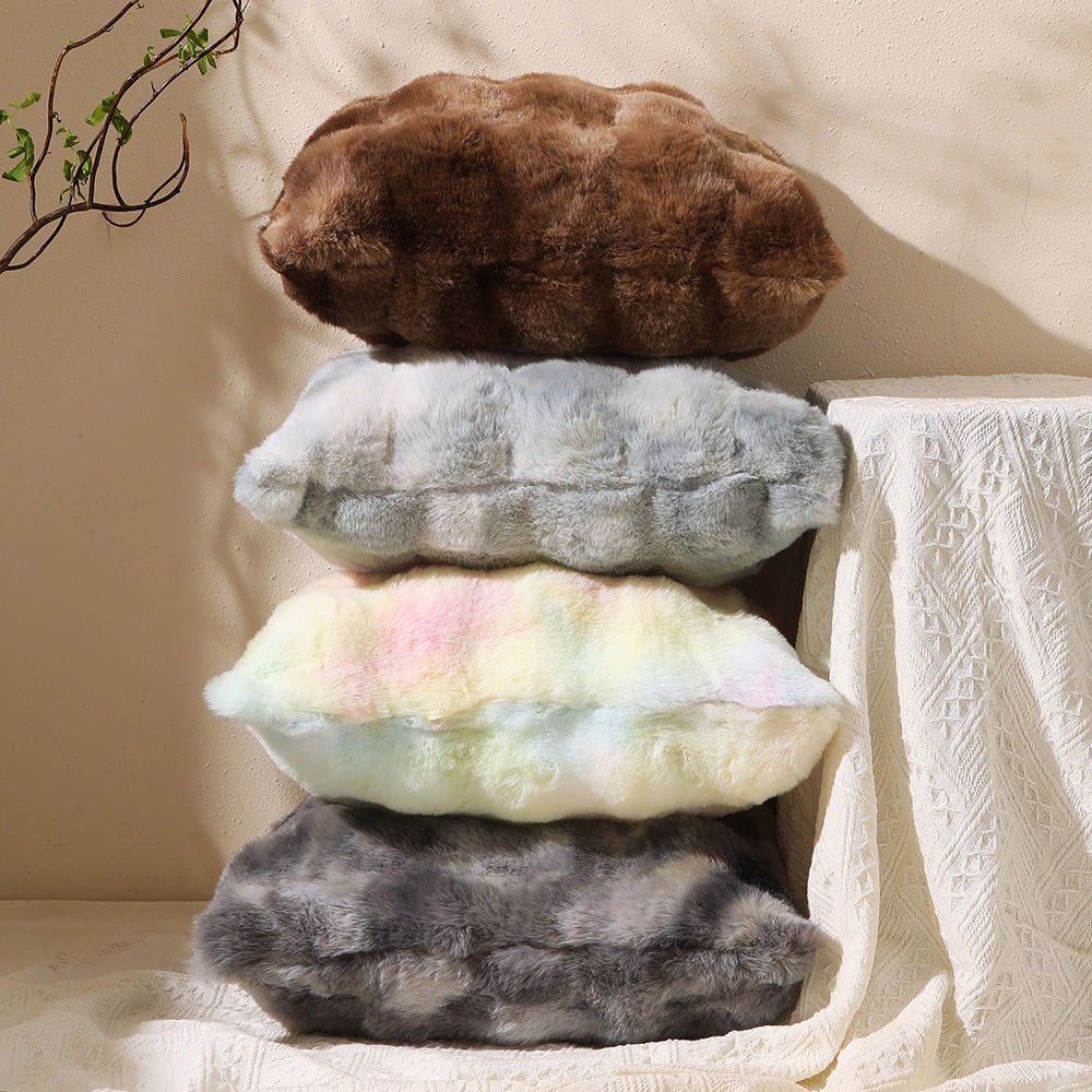 Cuddle Cushions Square Textured Couch | Neutral