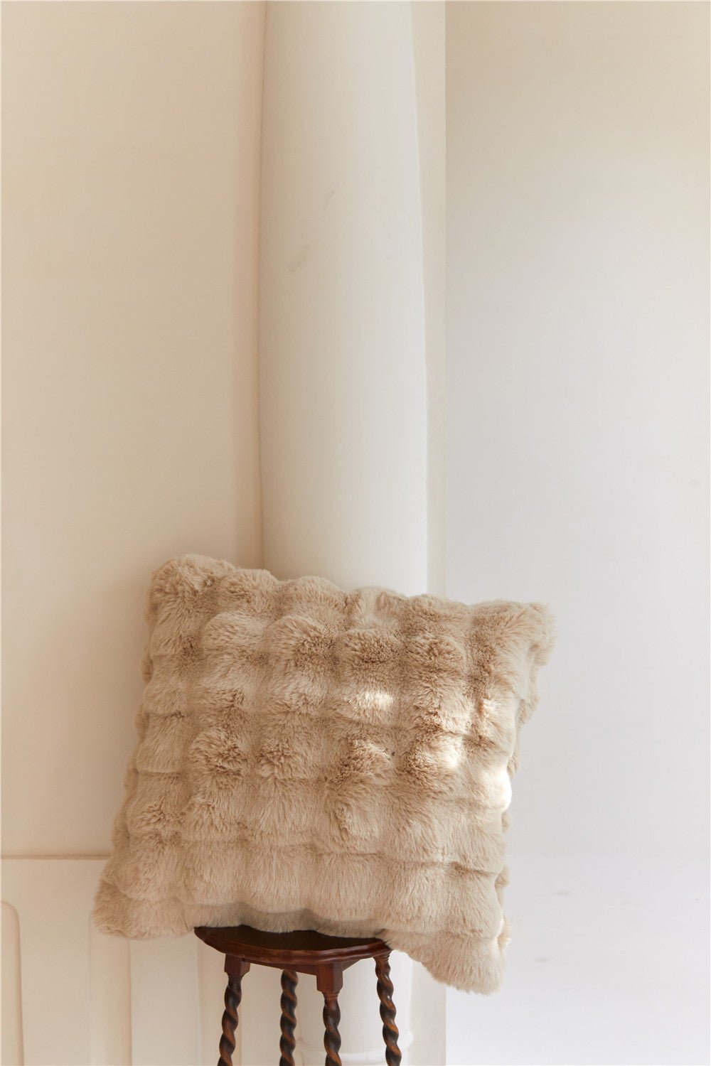 Cuddle Cushions Square Textured Couch | Neutral