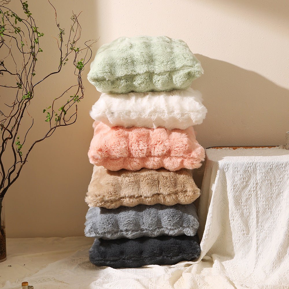 Cuddle Cushions Square Textured Couch | Neutral