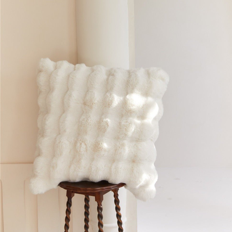 Cuddle Cushions Square Textured Couch | Neutral