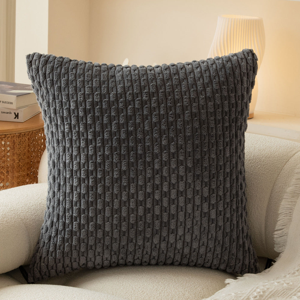 Cushions Cover Textured Couch | Ribbed