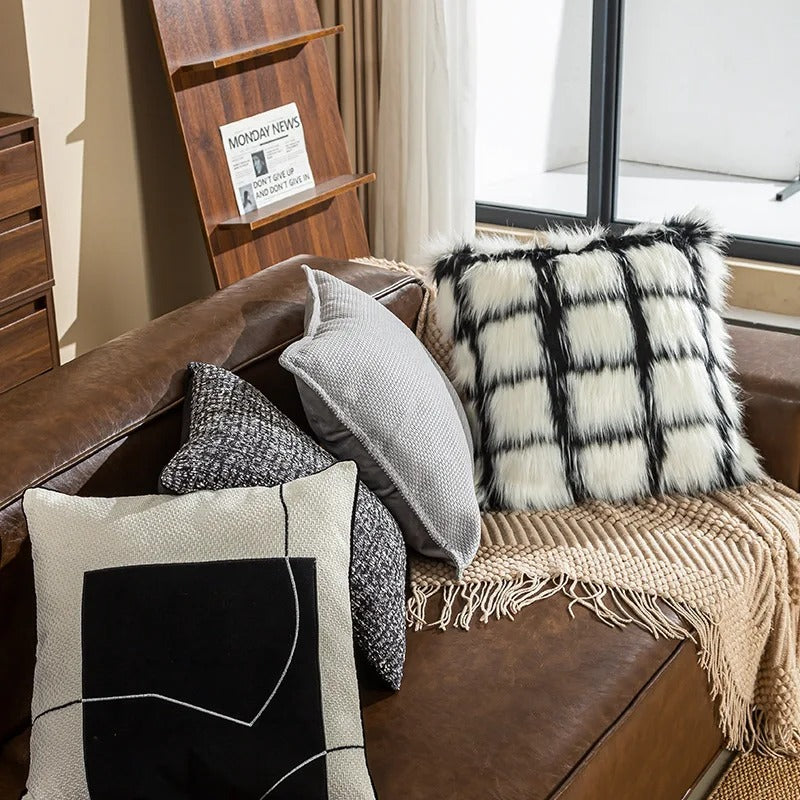 Cushions Cover with Modern Geometric Pattern for Sofa or Couch | Decorative