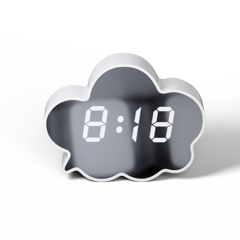 Digital Alarm Clock With LED Display Modern | Cloud Shape