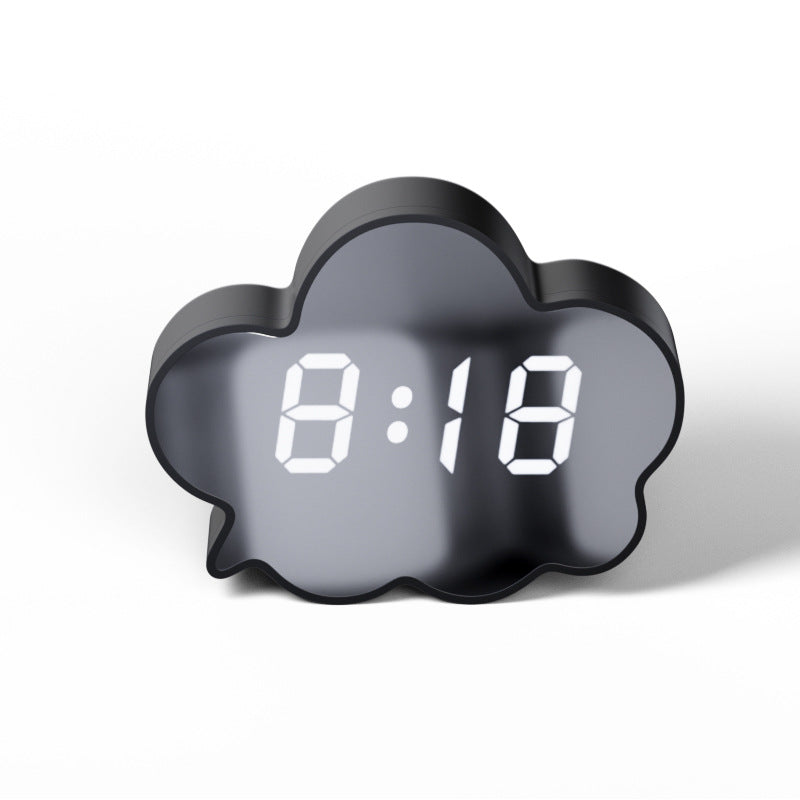 Digital Alarm Clock With LED Display Modern | Cloud Shape