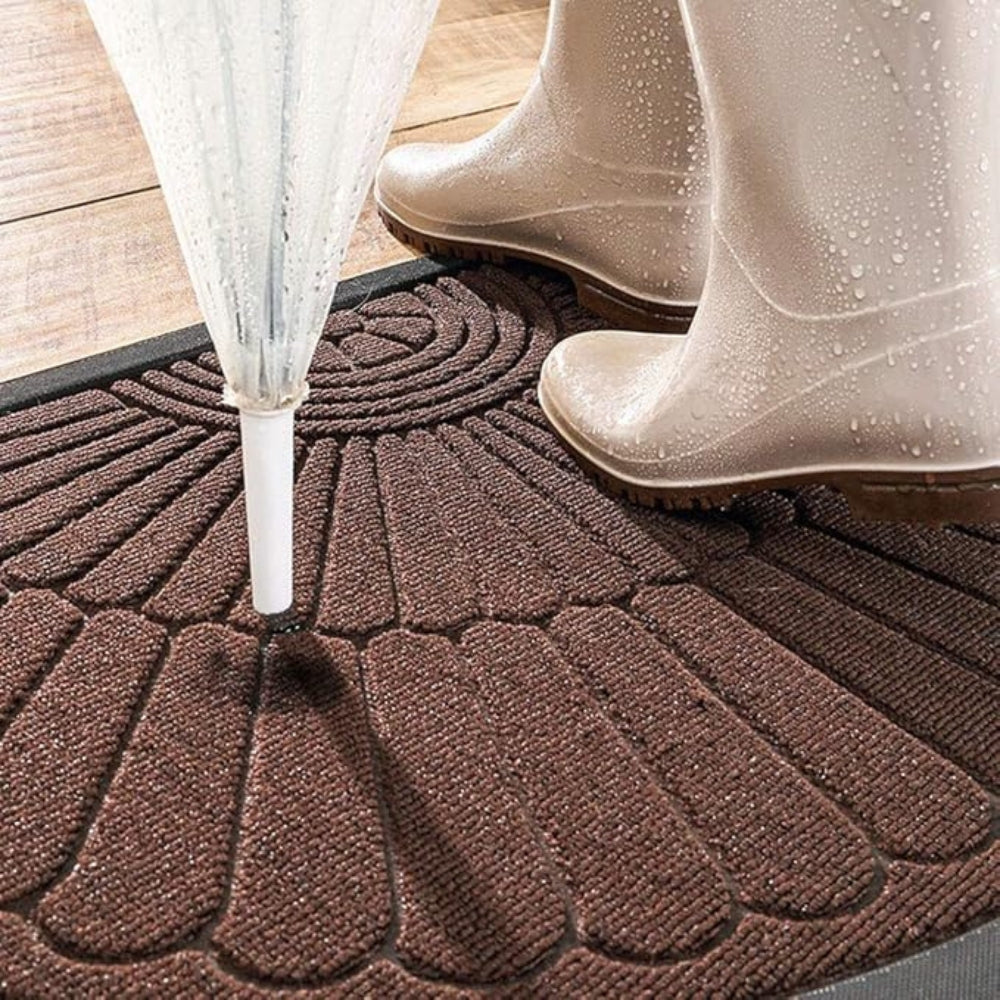 Doormat Outdoor Non-Slip | Half-Moon Design
