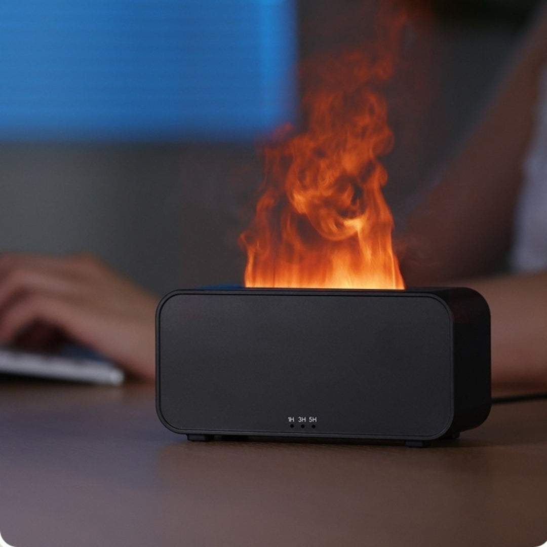 Electric Aroma Diffuser For the Bedroom | Flame Effect
