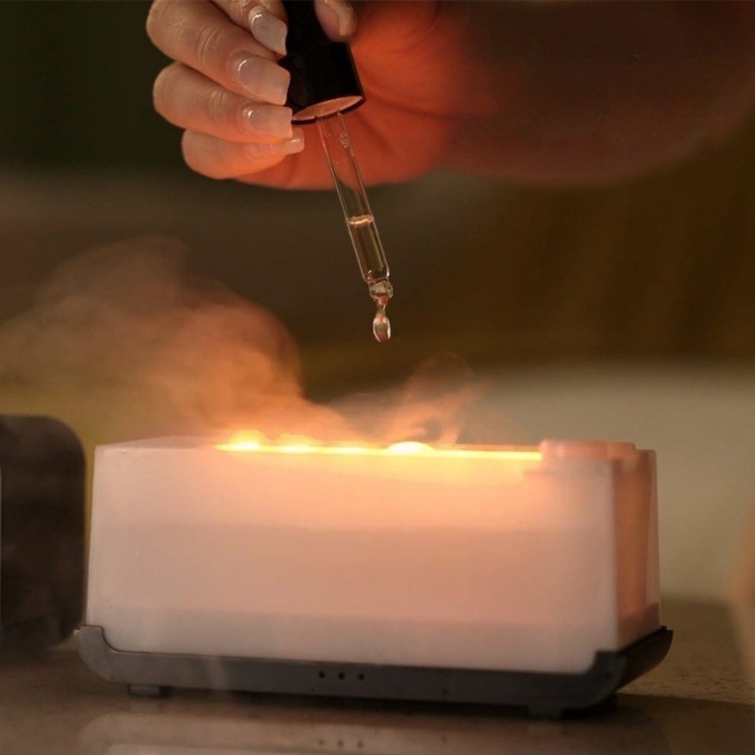 Electric Aroma Diffuser For the Bedroom | Flame Effect