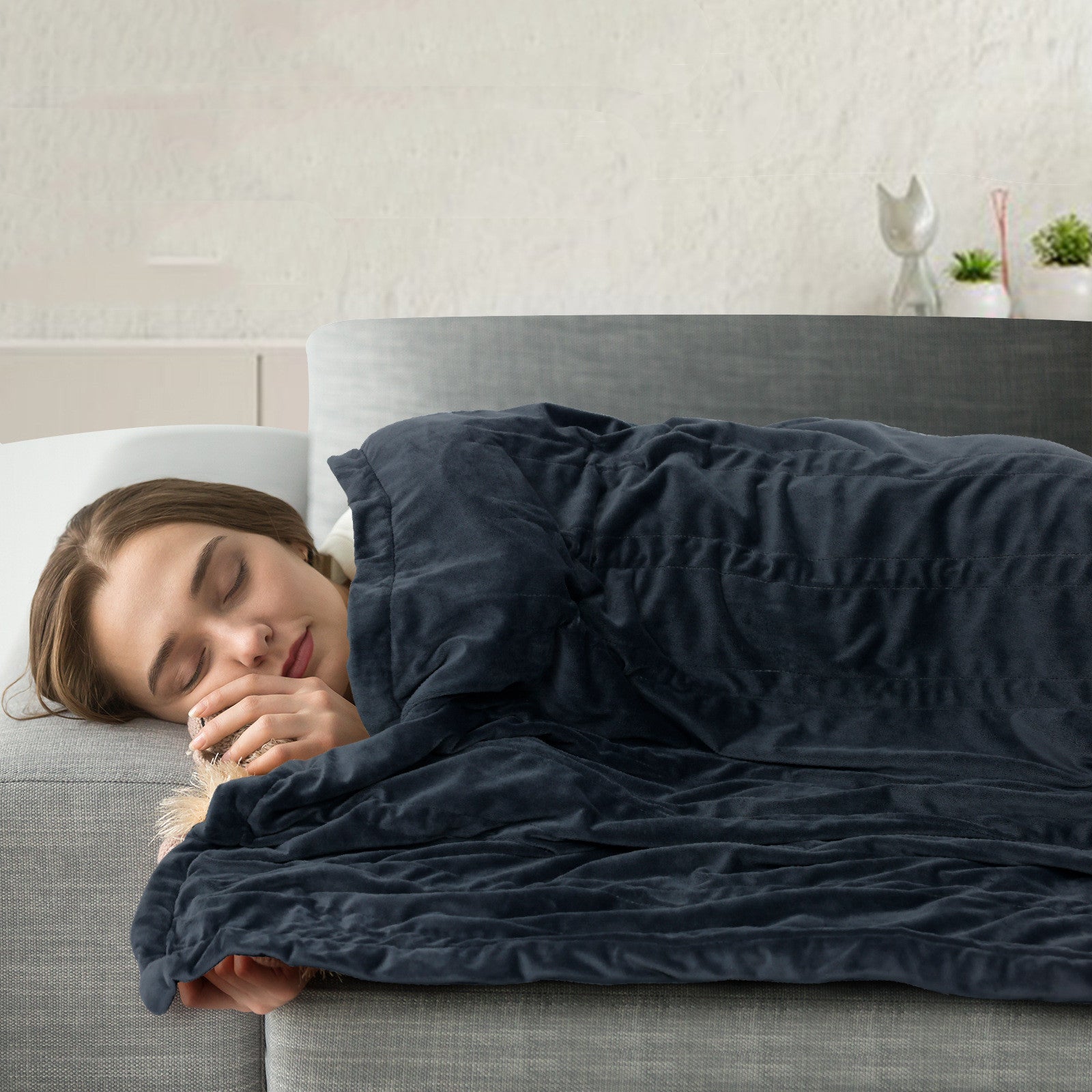 Electric Blanket Heated Sofa Bed | Fleece