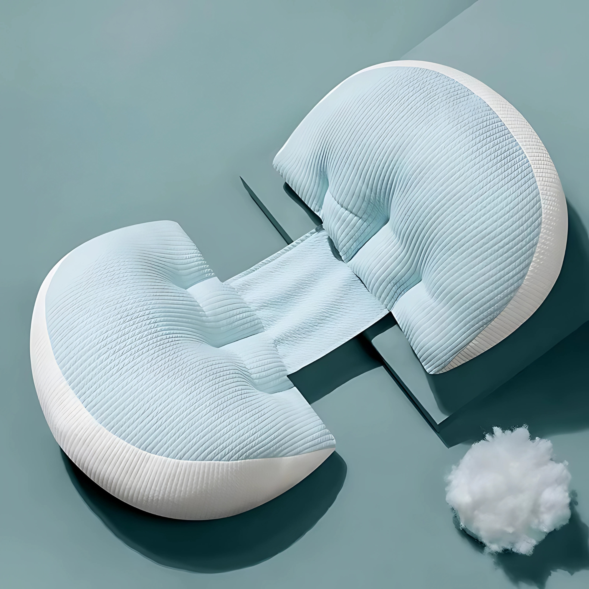Ergonomic Pregnancy Pillow for Side Sleepers | Support Cushion