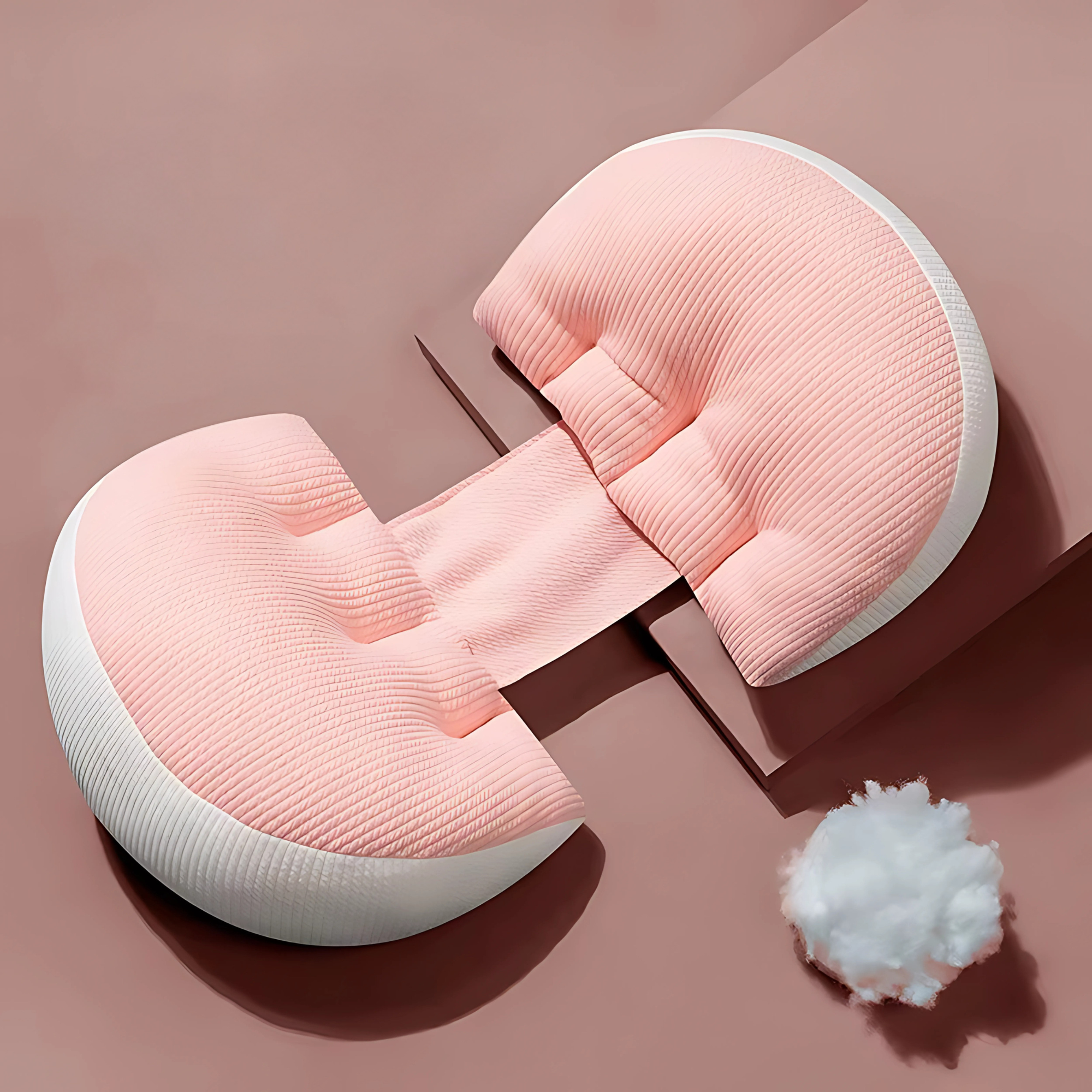 Ergonomic Pregnancy Pillow for Side Sleepers | Support Cushion