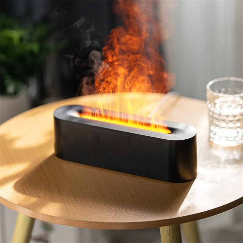 Flame Effect Essential Oil Diffuser | Modern