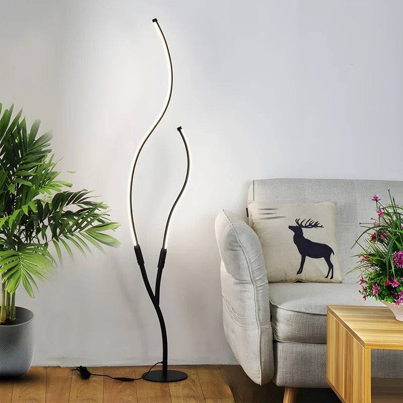 Floor Lamp Curved LED Living Room | Modern