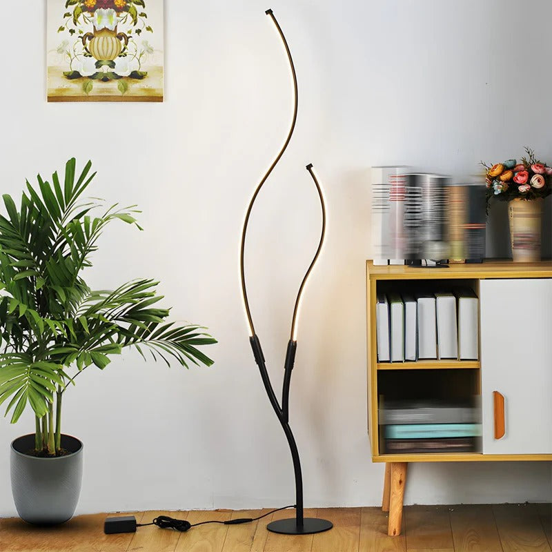 Floor Lamp Curved LED Living Room | Modern