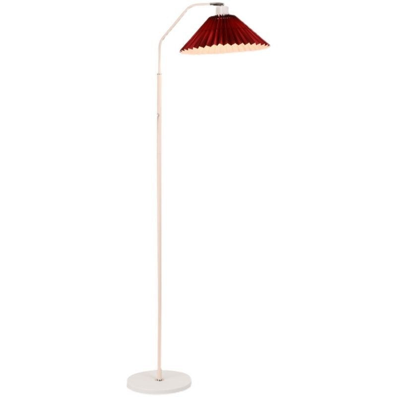 Floor Lamp Pleated Shade Living Room | Minimalist