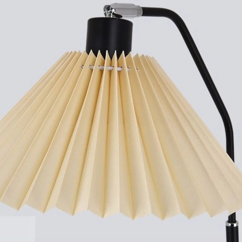 Floor Lamp Pleated Shade Living Room Reading | Tall