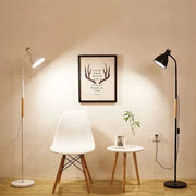 Floor Lamp Reading Living Room Wooden Detail | Modern