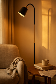 Floor Lamps Adjustable Wood Living Room | Task