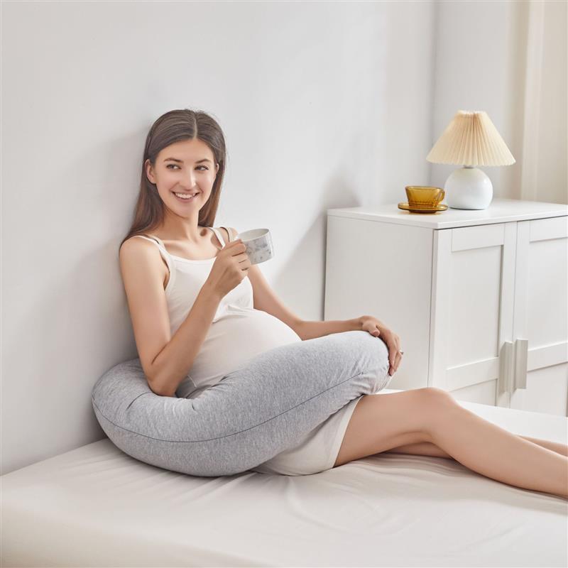 Full Body Pregnancy Pillow for Side Sleepers Maternity Bed | Support