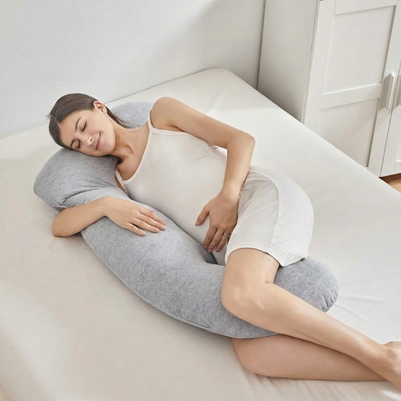 Full Body Pregnancy Pillow for Side Sleepers Maternity Bed | Support