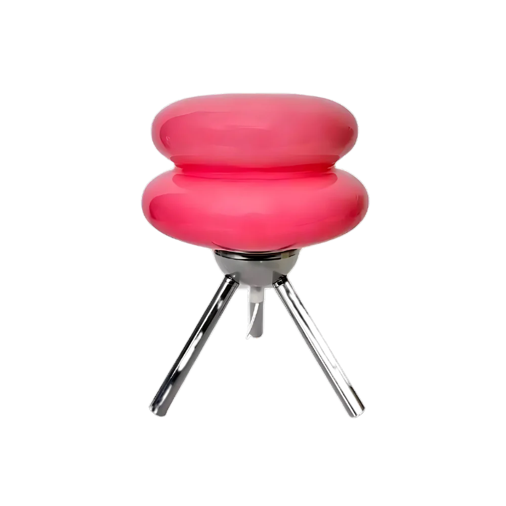 Glass Table Lamp LED Tripod Bedside | Modern