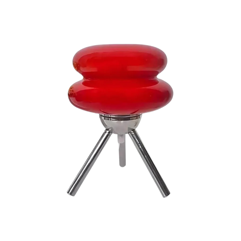 Glass Table Lamp LED Tripod Bedside | Modern