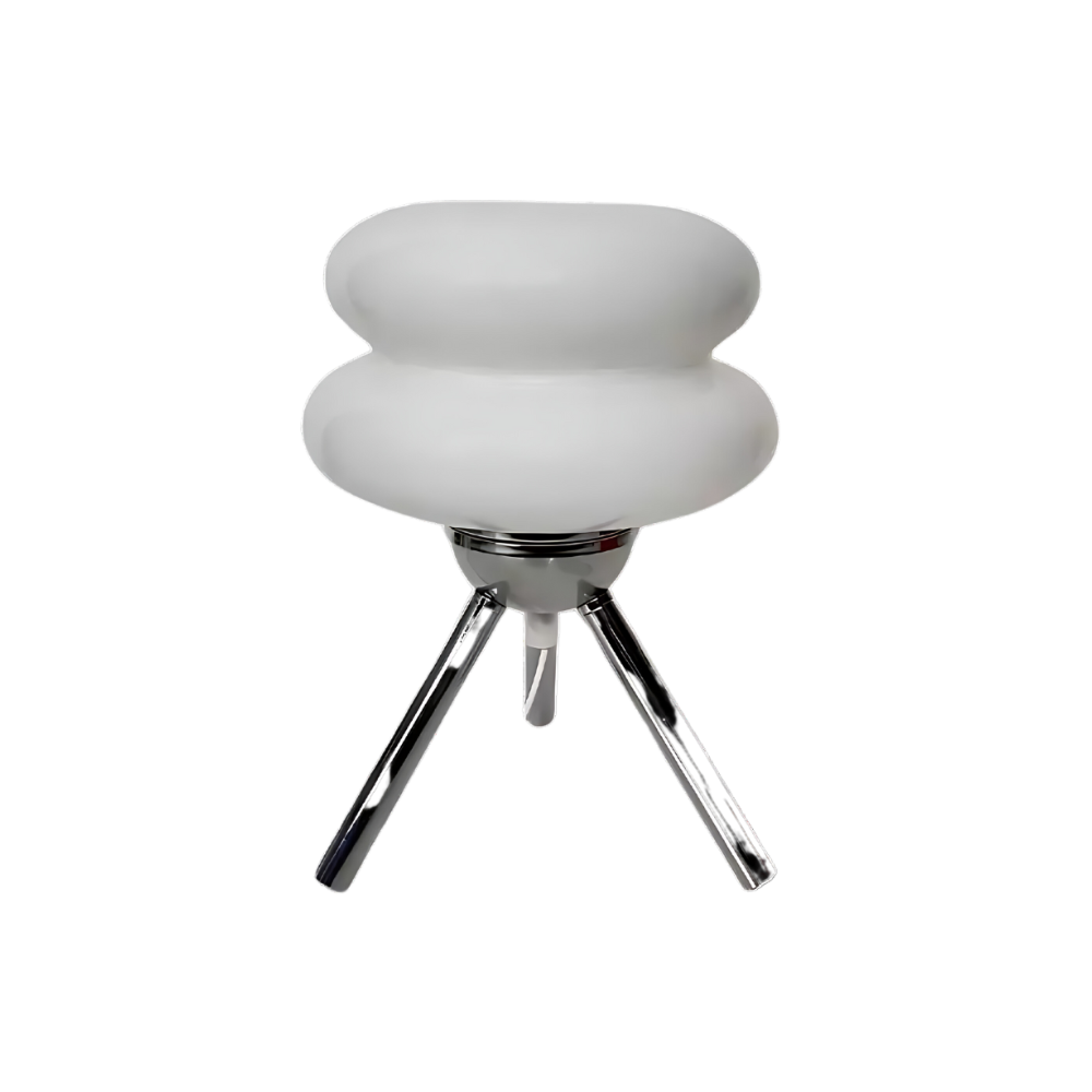Glass Table Lamp LED Tripod Bedside | Modern