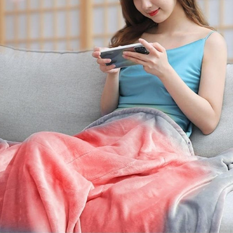 Heated Blanket Electric Fleece Throw | USB-Powered