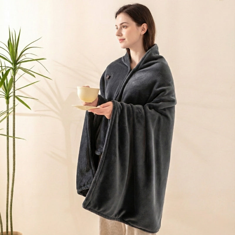 Heated Blanket Wearable Home | Zippered Design