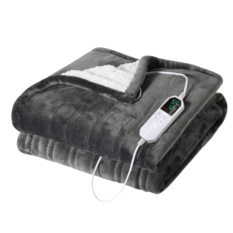 Heated Blanket for Bed or Sofa | Fleece Throw