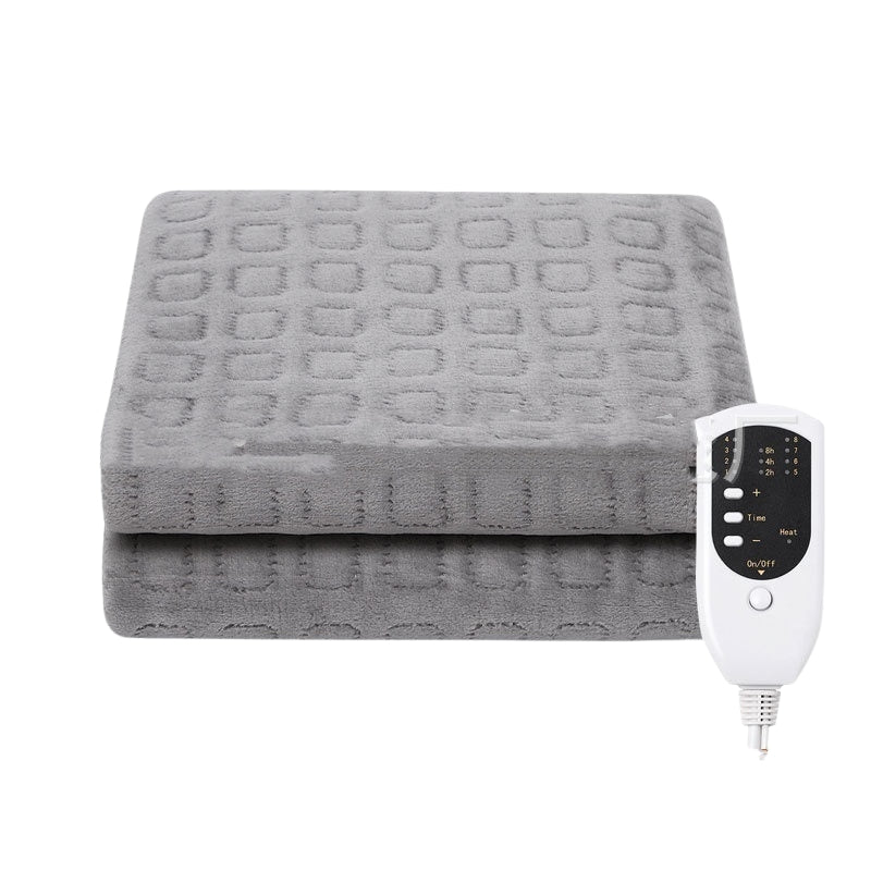 Heated Electric Blanket Throw for Sofa and Bed | Washable