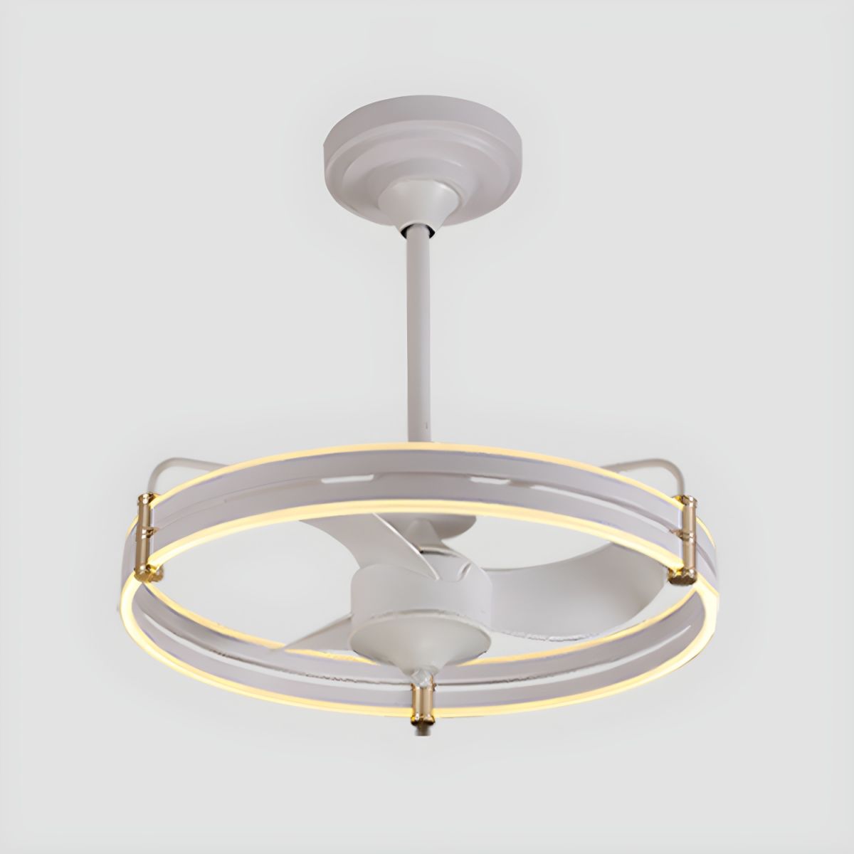 LED Ceiling Fans With Ring Light For Living Room Bedroom | Modern