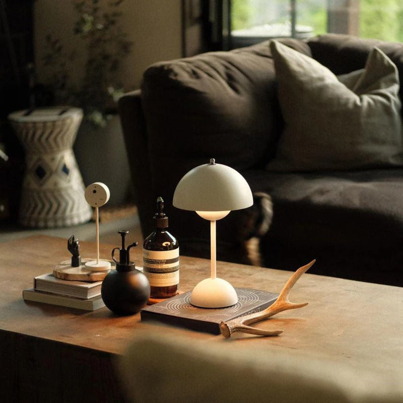 LED Lights Dome Table Lamp | Cordless Reading Light