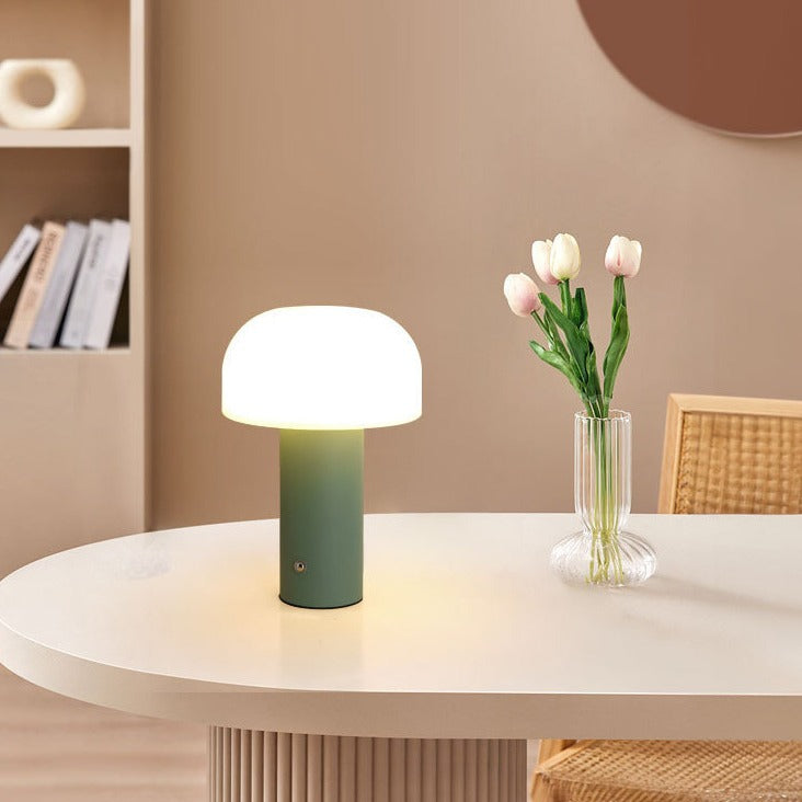 LED Lights Mushroom Table Lamp | Cordless