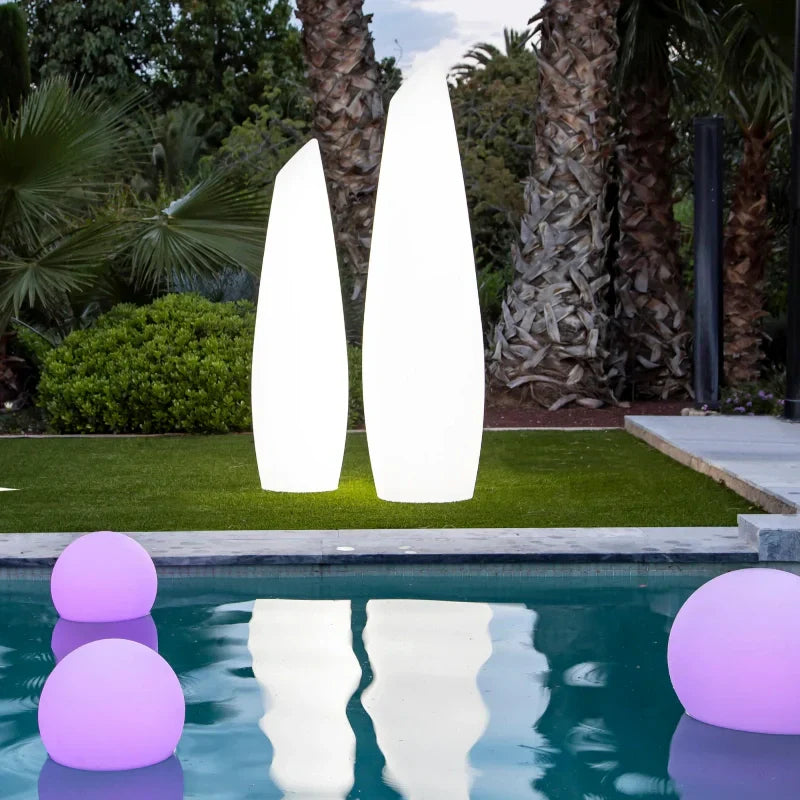 LED Outdoor Lights Garden Spheres | Modern Solar Path Lighting