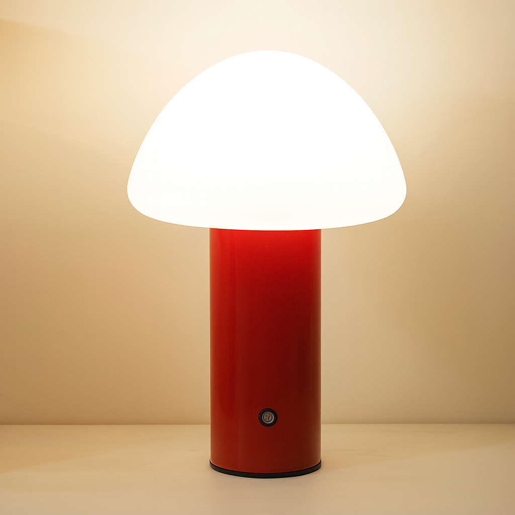 Led Lights Table Lamp Mushroom Style | Cordless Reading Lamp