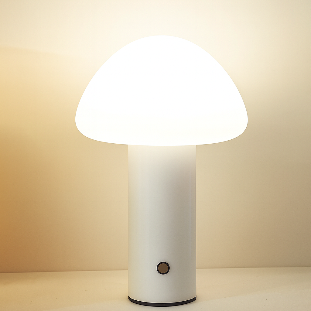 Led Lights Table Lamp Mushroom Style | Cordless Reading Lamp