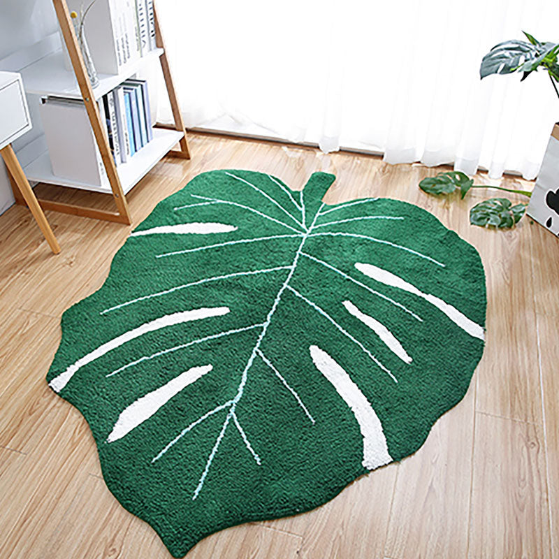 Living Room Rug Leaf Design | Decorative