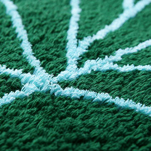 Living Room Rug Leaf Design | Decorative