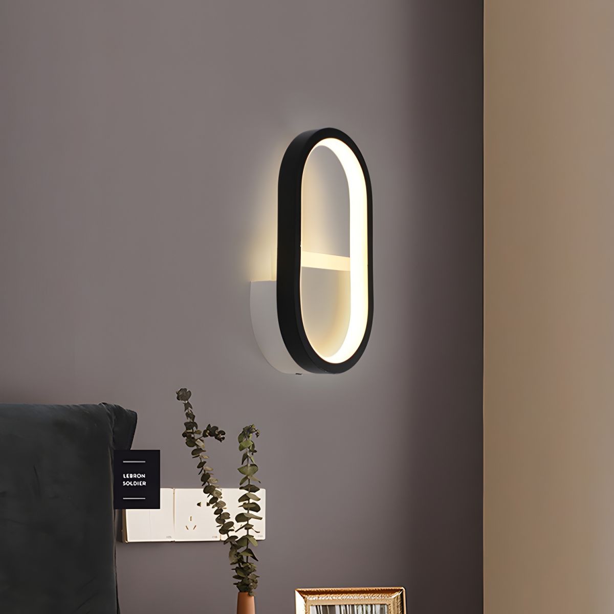 Lounge Wall Sconces Curved Oval | Modern Style