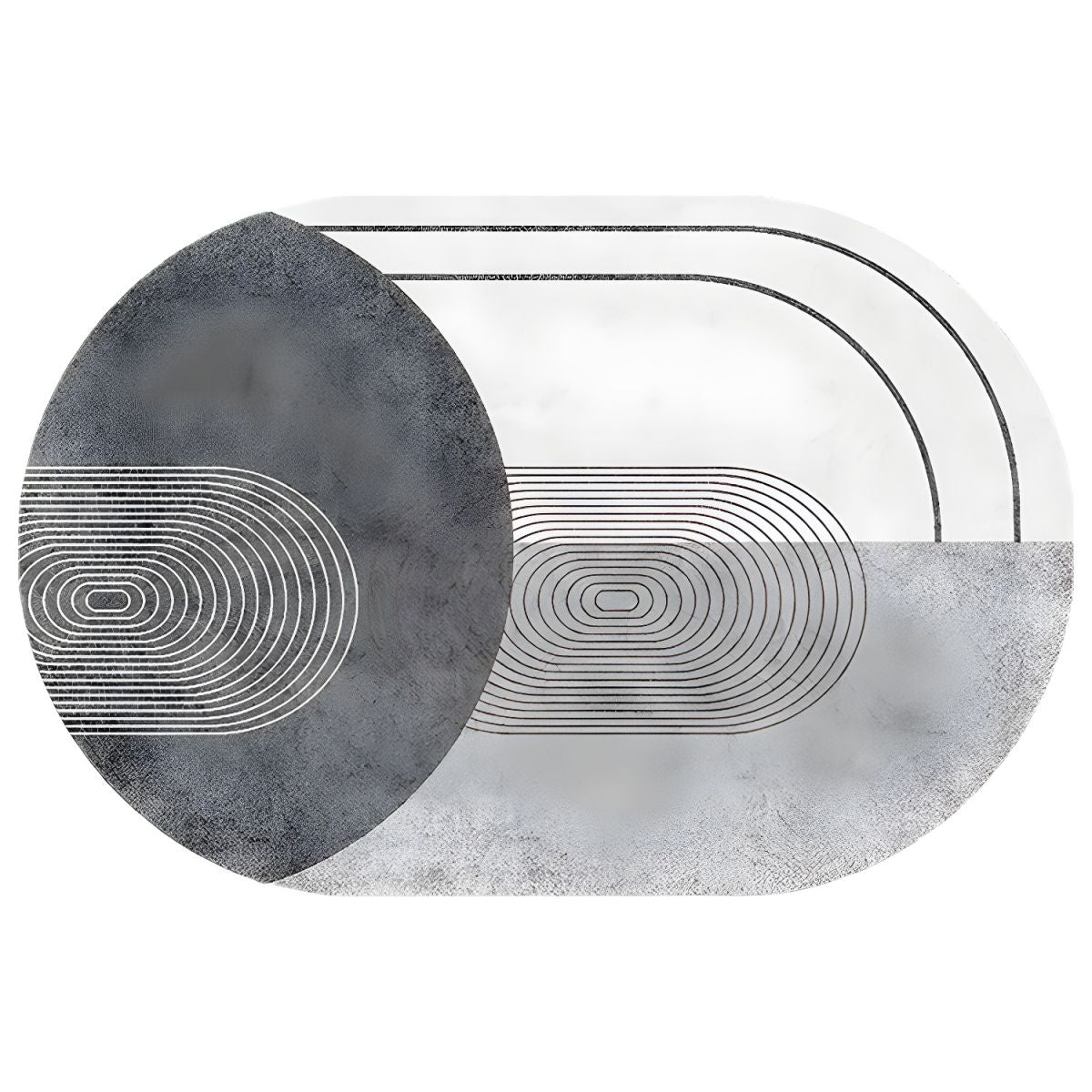 Modern Abstract Rug | Living Room