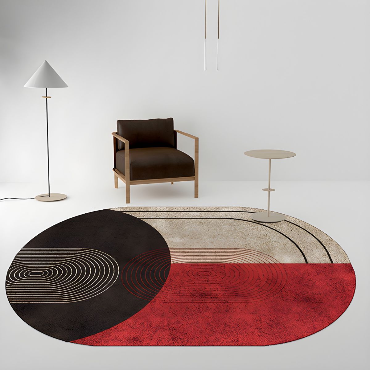Modern Abstract Rug | Living Room