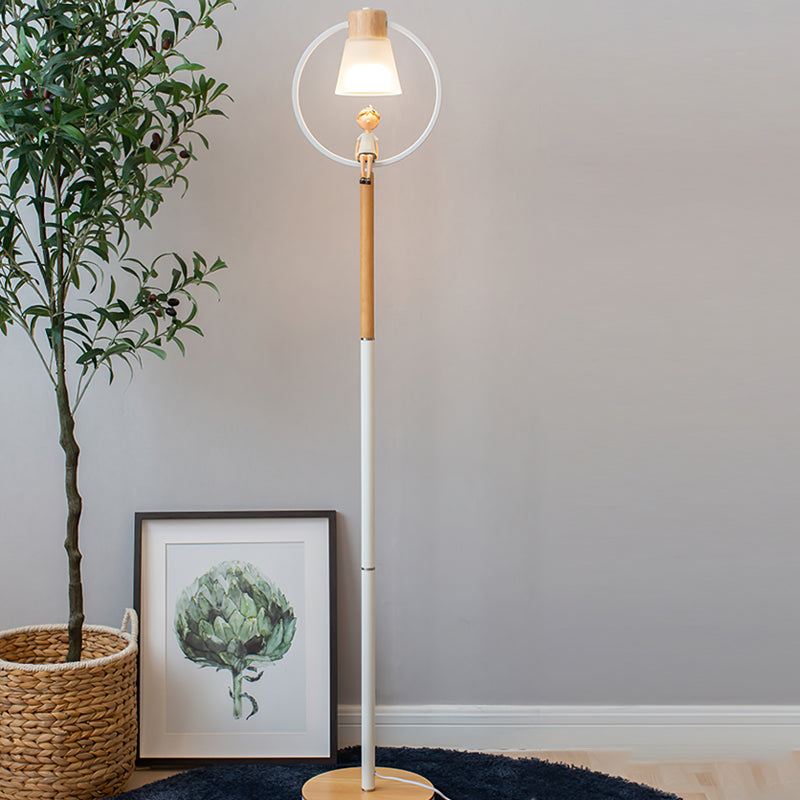 Modern Floor Lamp Living Room Decor | Wooden