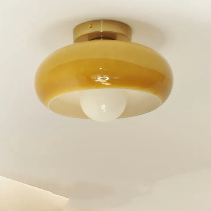 Modern Glass Ceiling Lights Retro | Flush Mount