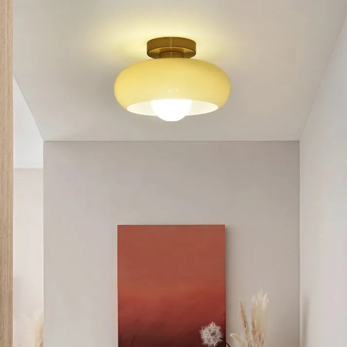 Modern Glass Ceiling Lights Retro | Flush Mount
