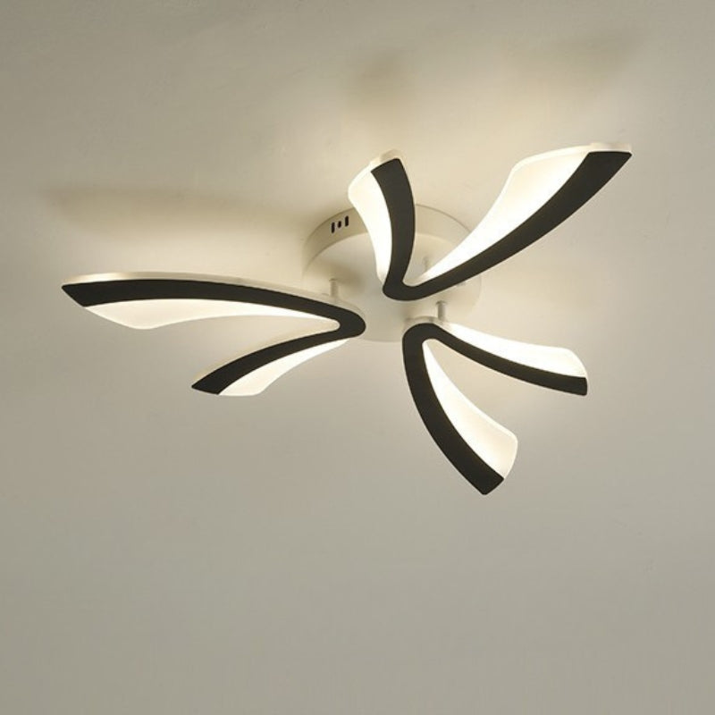 Modern LED Ceiling Light Flower Design | Bedroom Living Room