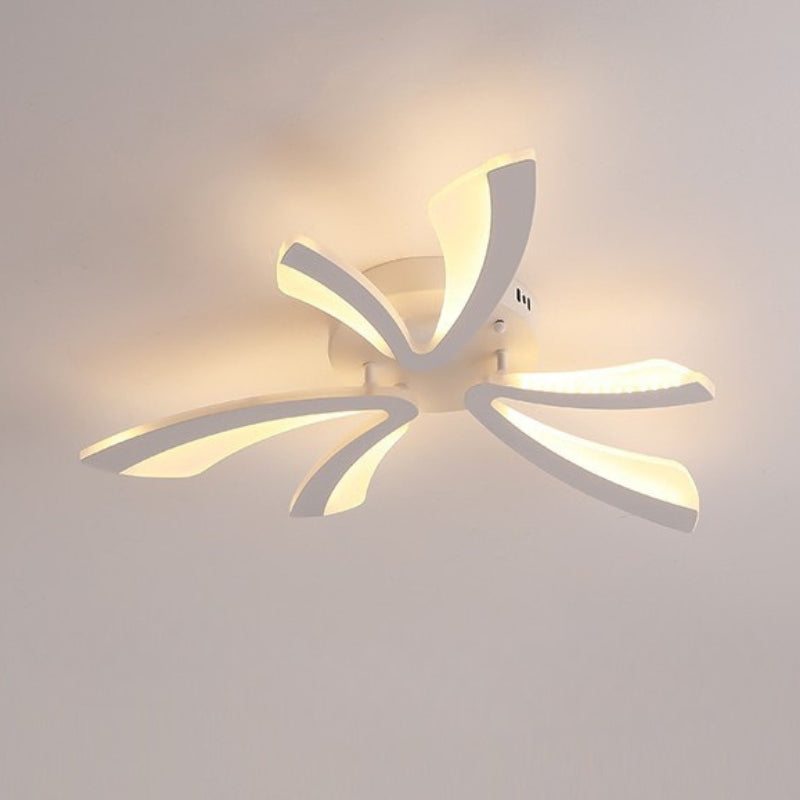 Modern LED Ceiling Light Flower Design | Bedroom Living Room