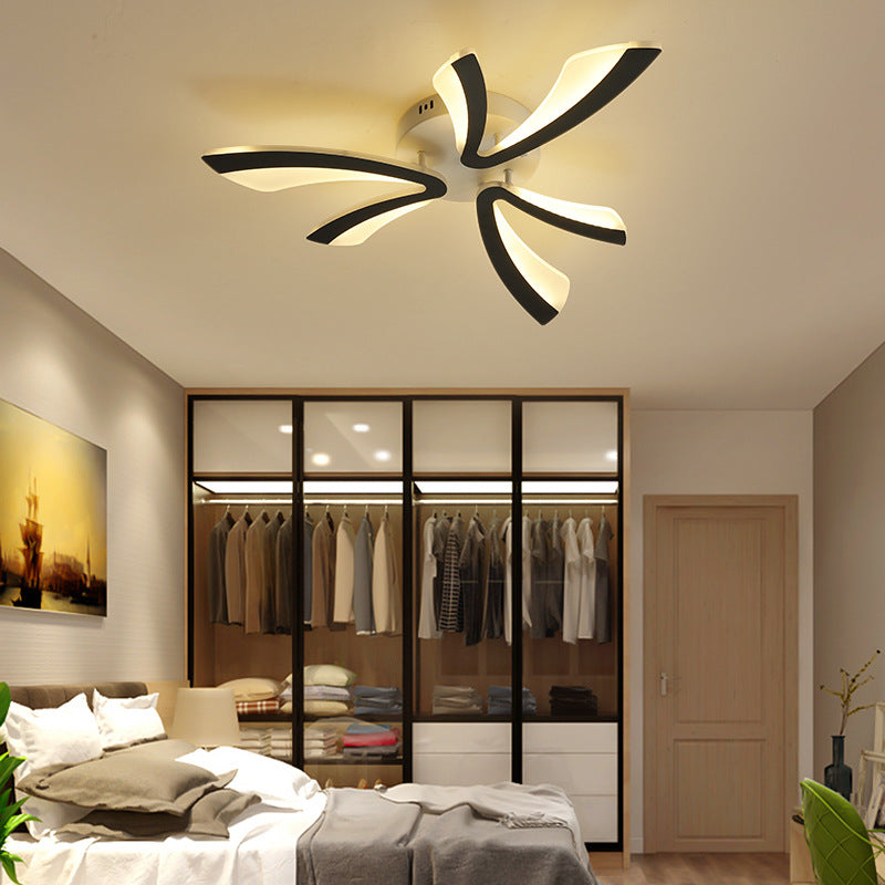 Modern LED Ceiling Light Flower Design | Bedroom Living Room