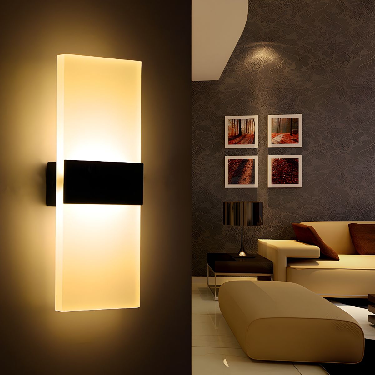 Modern Wall Light LED Rectangular | Bedroom & Living Room