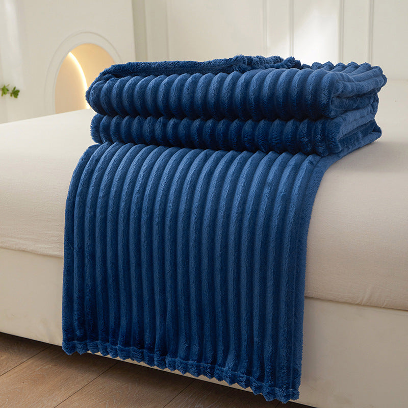 Blankets Textured Plush Throw for Sofa or Bed | Large