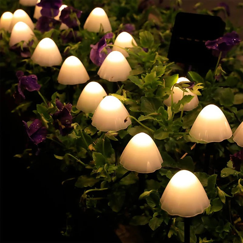 Outdoor Lights Solar Garden Mushrooms | LED
